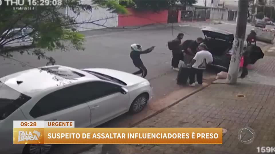 Suspeito de assalto a casal de influenciadores é preso em São Paulo
