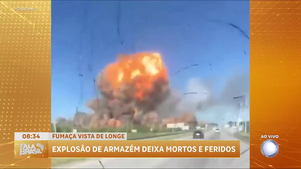 Explosão de armazém deixa dois mortos e mais de 80 feridos na Ucrânia