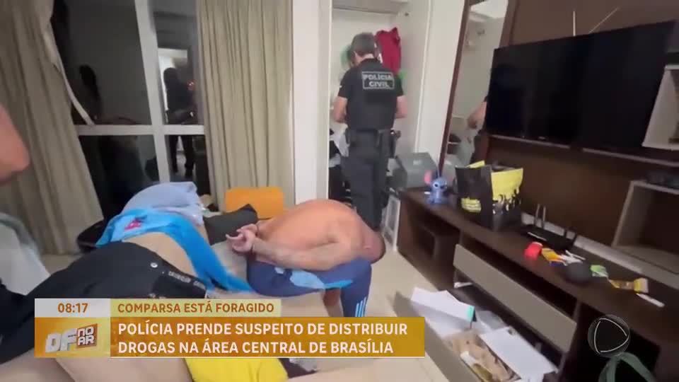 Polícia prende suspeito de distribuir drogas na área central de Brasília