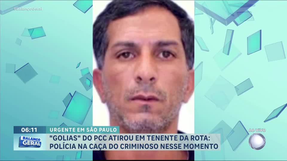 ‘Golias do PCC’ foi responsável por balear tenente da Rota no ABC Paulista, diz polícia