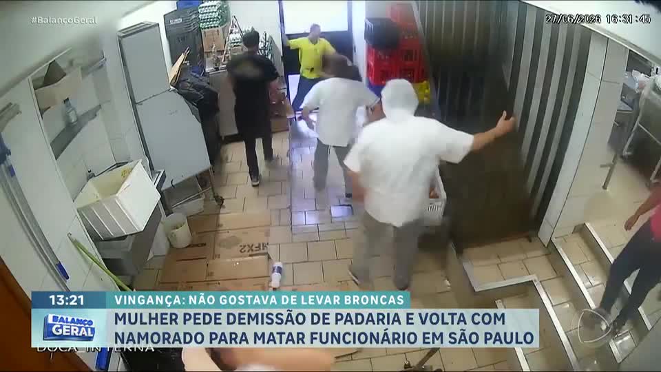 Mulher pede demissão de padaria e é presa após tentar matar colega de trabalho