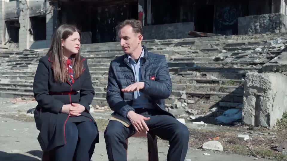 Pastor Rafael Bagatoli e a esposa Mariana contam como foram trabalhar na Ucrânia