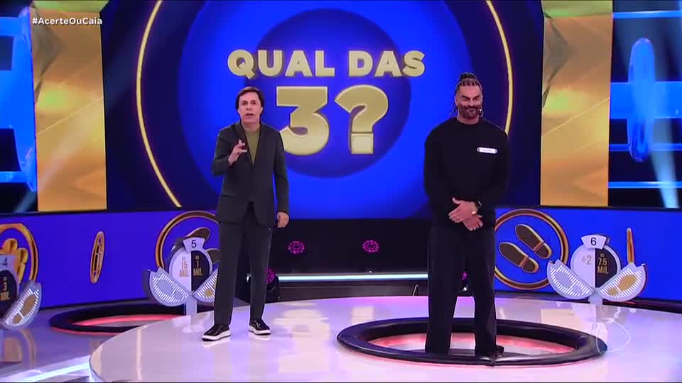 Muito perto do fim… Alan Passos é derrotado e não escapa da queda no Acerte ou Caia!