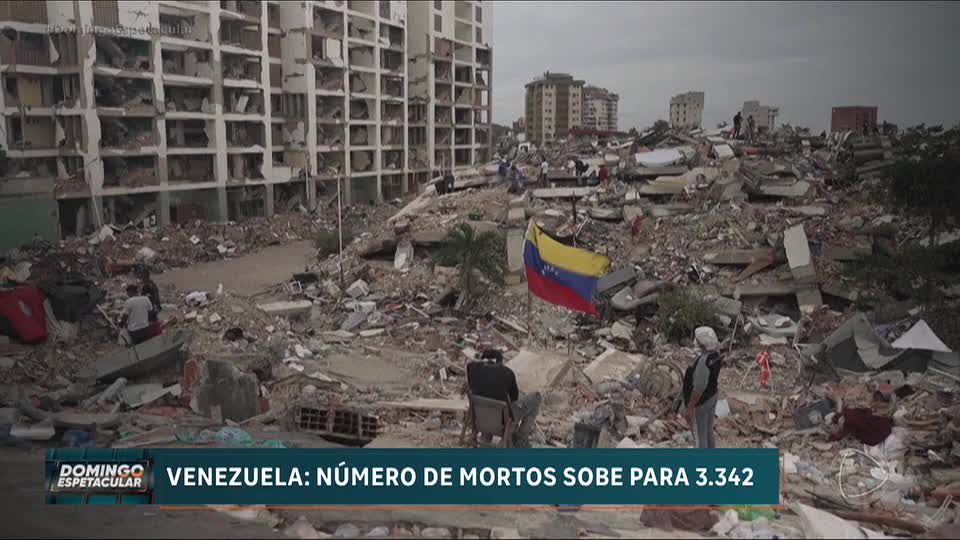Terremotos na Venezuela deixam mais de 3,3 mil mortos