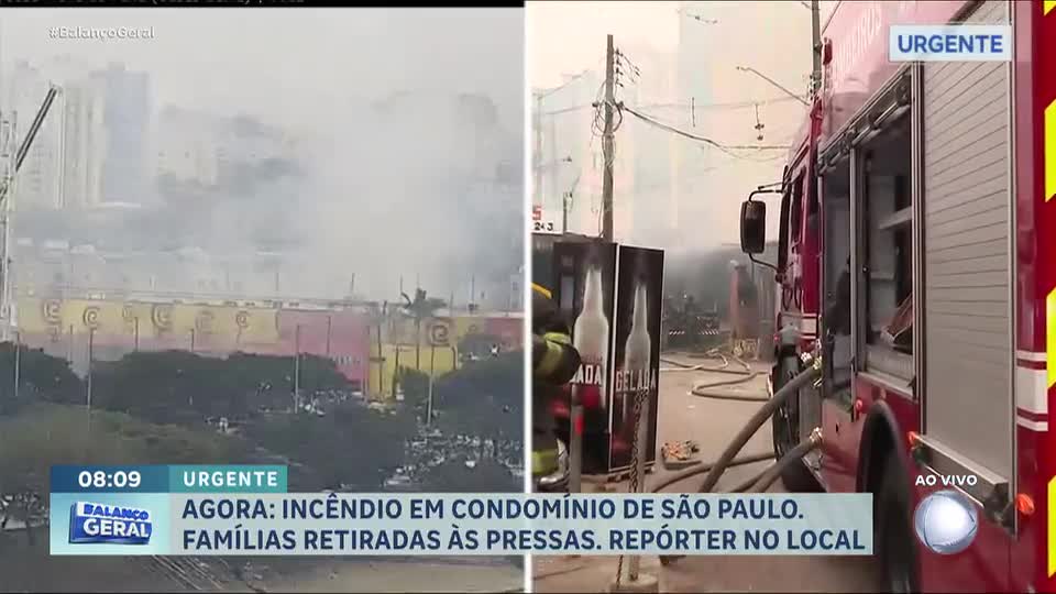 Incêndio atinge ferro-velho na região da Freguesia do Ó, zona norte de São Paulo