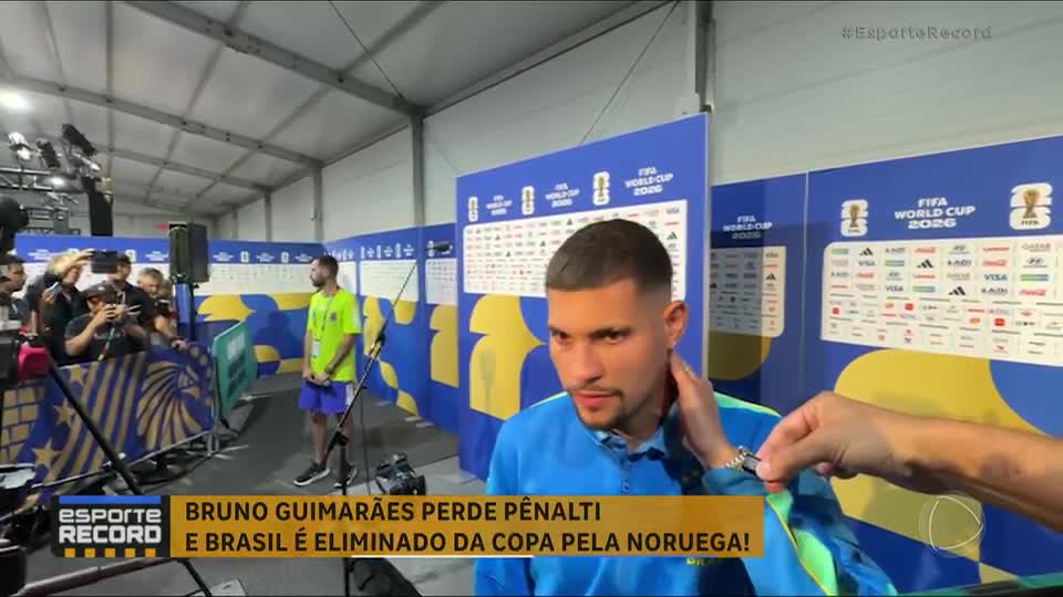 Bruno Guimarães diz que 'estudou' goleiro da Noruega antes de perder pênalti na Copa