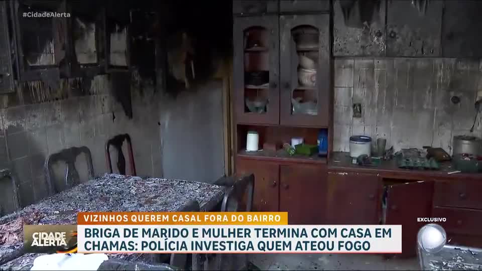 SP: casa é incendiada após briga de casal em São Bernardo do Campo