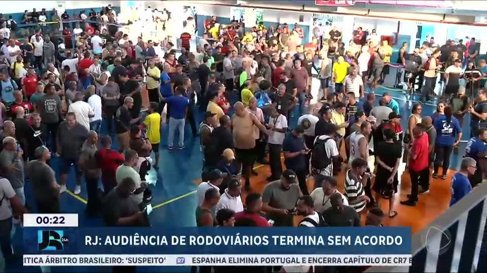 Rodoviários e empresas de ônibus do RJ encerram audiência sem acordo