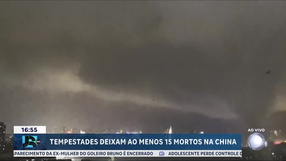 Série de tempestades na China deixa 15 mortos