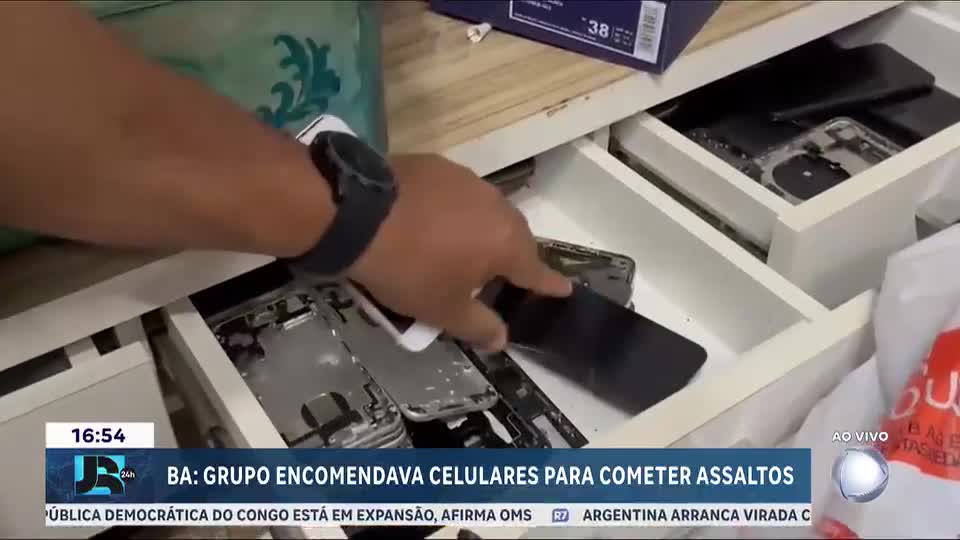 Três suspeitos de integrar quadrilha de roubo de celulares são presos na Bahia