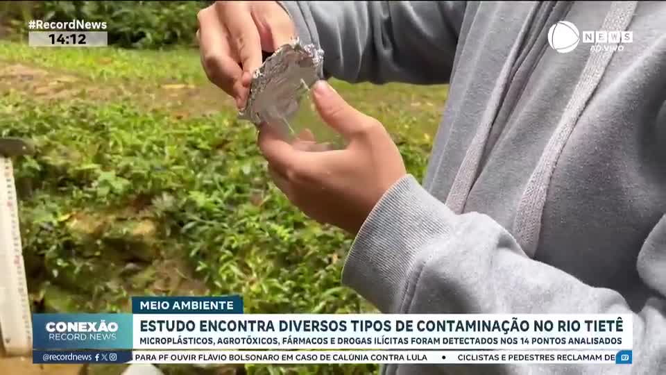 Estudo encontra diversos tipos de contaminação no Rio Tietê