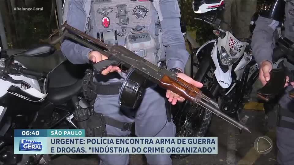 Polícia descobre imóvel usado como refinaria para produção e distribuição de cocaína em SP