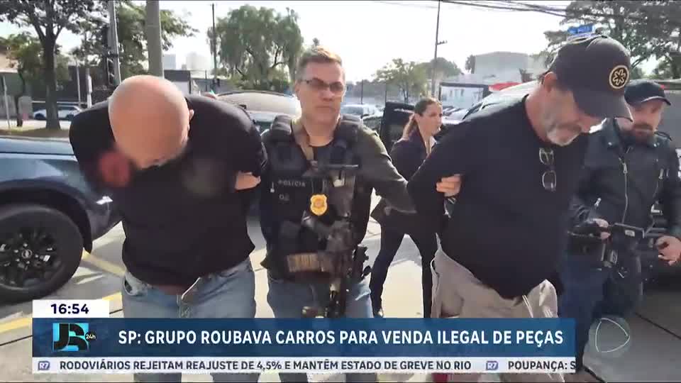 SP: operação contra roubo de veículos deixa seis pessoas presas