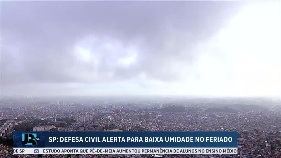 Defesa Civil alerta para onda de tempo seco em SP