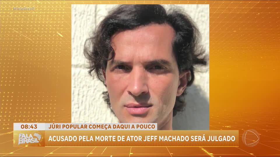 Caso Jeff Machado: julgamento de acusado pela morte de ator começa nesta quarta (8)