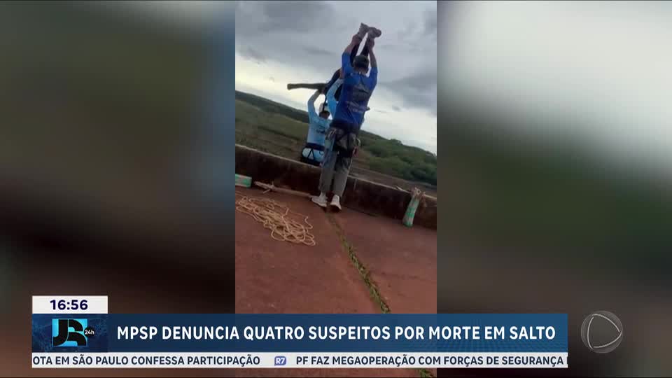Ministério Público denuncia quatro pessoas por morte de jovem em salto radical