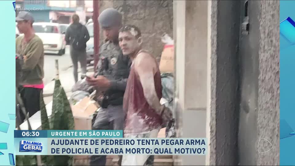 Homem tenta pegar arma de policial e é morto no centro de São Paulo