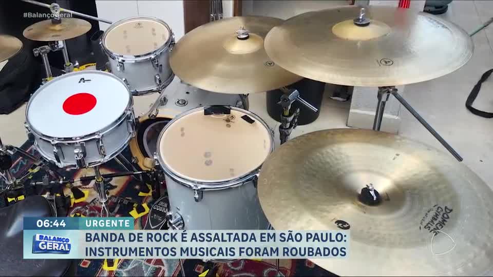 Banda de rock é vítima de furto e tem instrumentos roubados na zona oeste de São Paulo