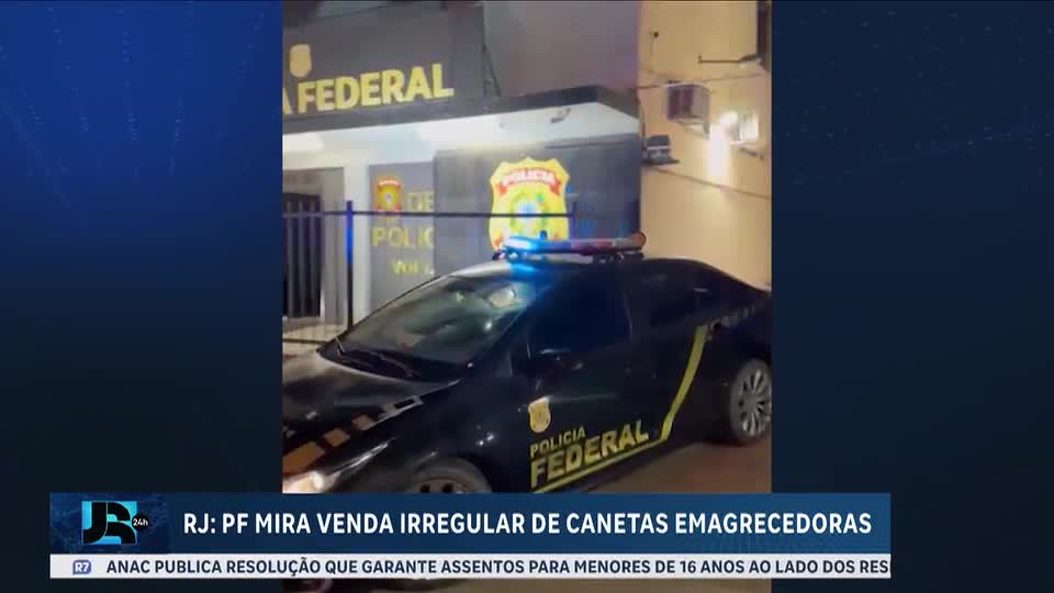 Polícia Federal realiza operação contra esquema ilegal de contrabando de canetas emagrecedoras
