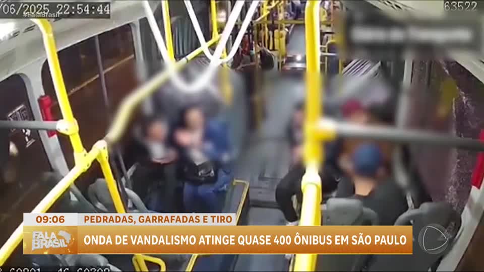 Três concessionárias concentram metade dos casos de ônibus vandalizados em São Paulo