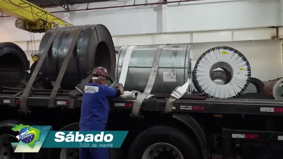 Brasil Caminhoneiro mostra como é feito o transporte das bobinas de aço