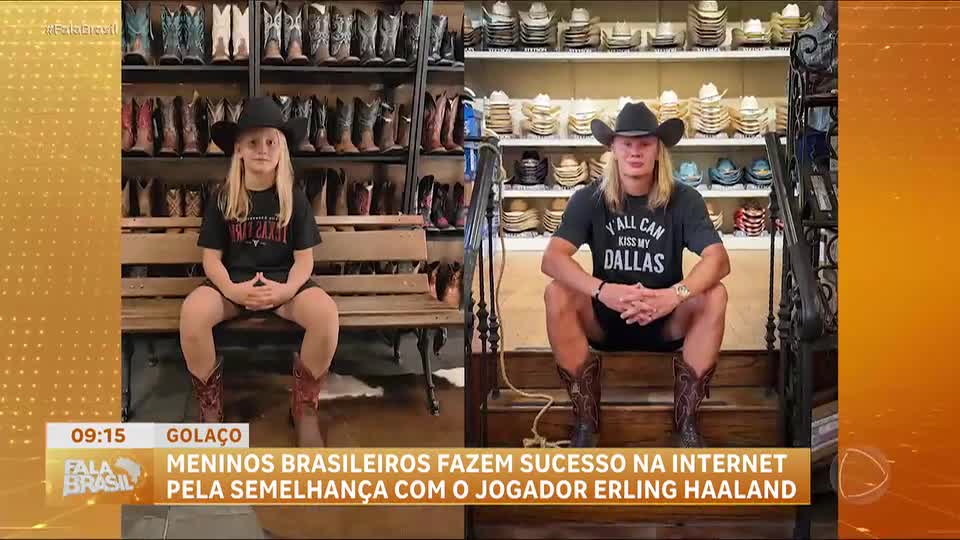 Crianças brasileiras se inspiram em Haaland e viralizam na internet