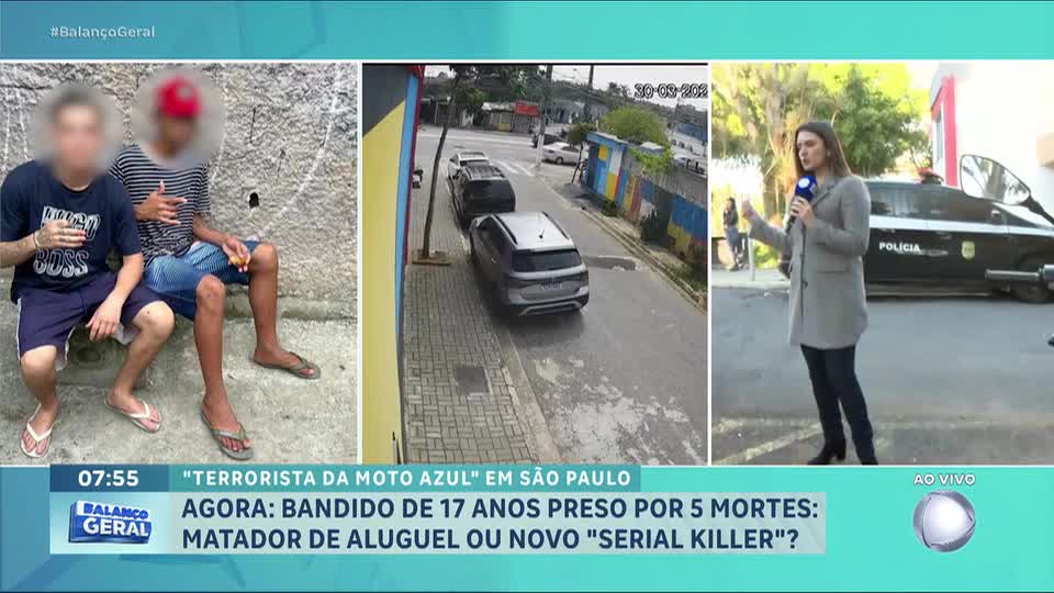 Adolescente suspeito de cinco assassinatos é apreendido em SP