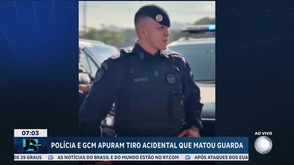 Polícia e GCM apuram disparo acidental que resultou em morte de guarda