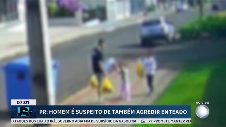Polícia do Paraná investiga se homem que chutou a filha de 3 anos também agredia o enteado