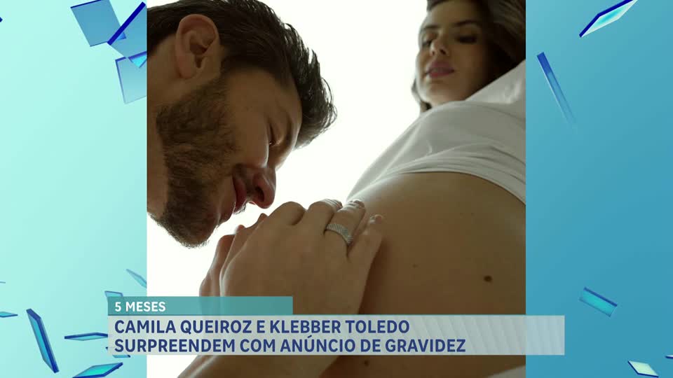 A Hora da Venenosa: Camila Queiroz e Klebber Toledo anunciam que estão grávidos