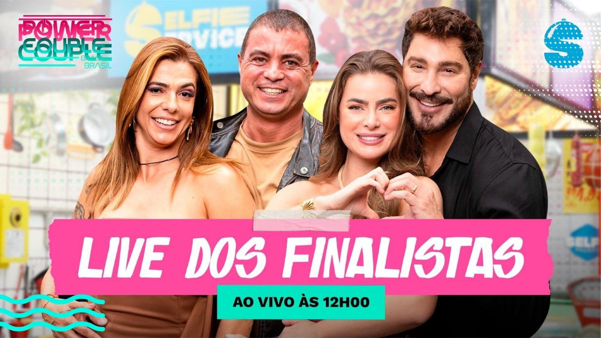 Veja a íntegra do Especial Selfie Service com os finalistas do Power Couple 7 | Live dos Finalistas
