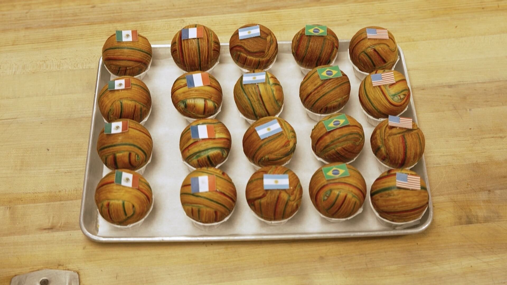 Croissants viram bolas da Copa em padaria de Miami