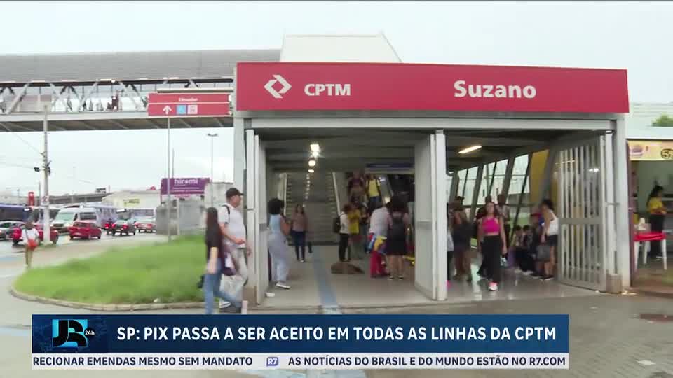 Linhas de trem começam a aceitar PIX a partir desta segunda (13)
