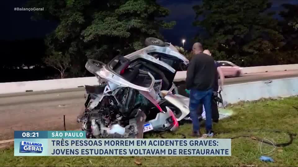 Acidentes de trânsito matam quatro pessoas no último final de semana em São Paulo
