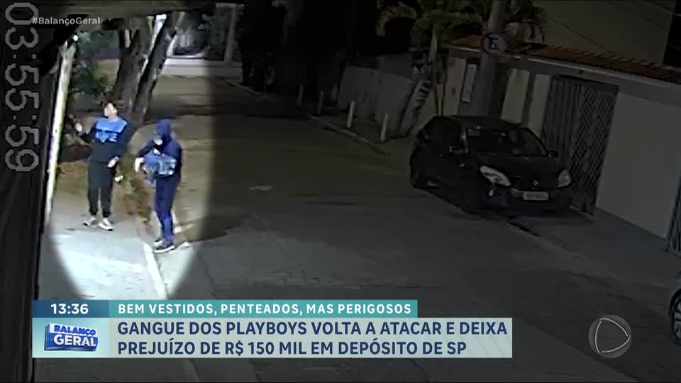 'Gangue dos playboys': trio suspeito por furto em São Paulo é flagrado por câmeras de segurança