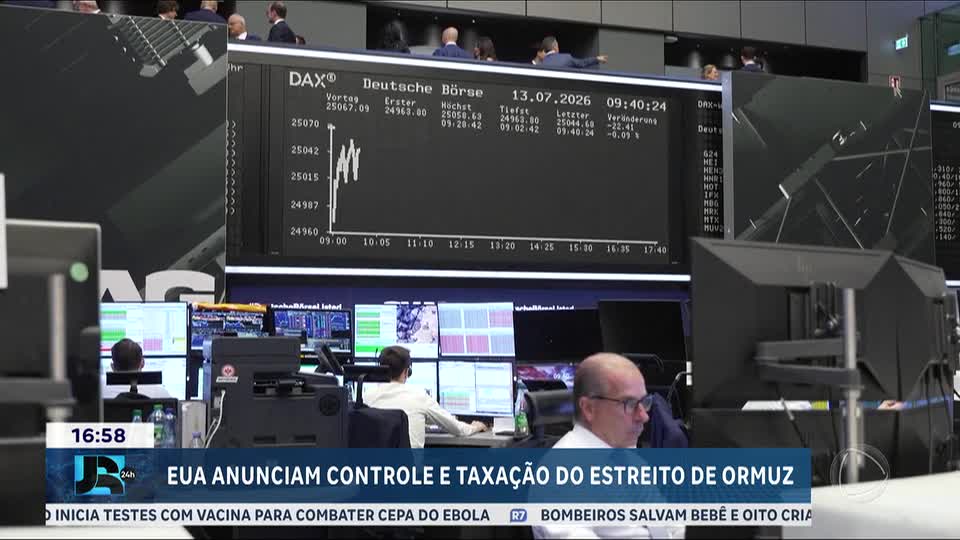 Trump anuncia retomada de Ormuz e cobrança de taxa de 20% sobre cargas