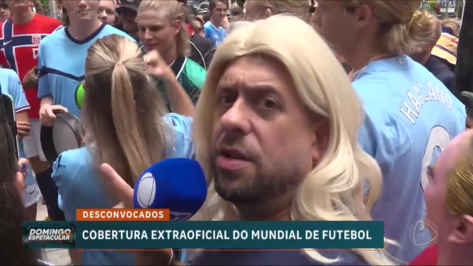 Desconvocados: Maurício Meirelles invade fan fest da Argentina e concurso de sósias de Haaland