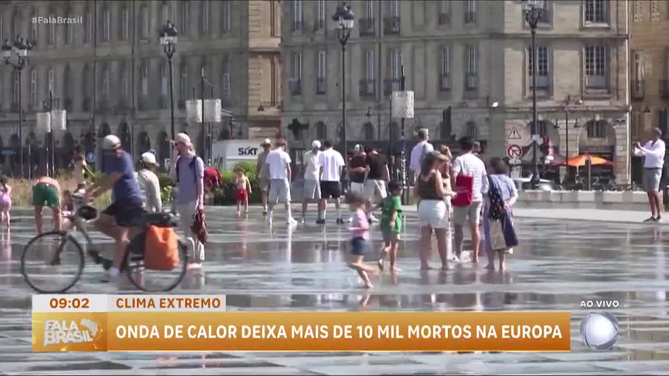 Onda de calor na Europa já causou mais de 10 mil mortes