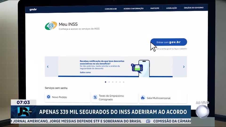 Apenas 339 mil beneficiários aderem a acordo por reembolso de descontos indevidos do INSS