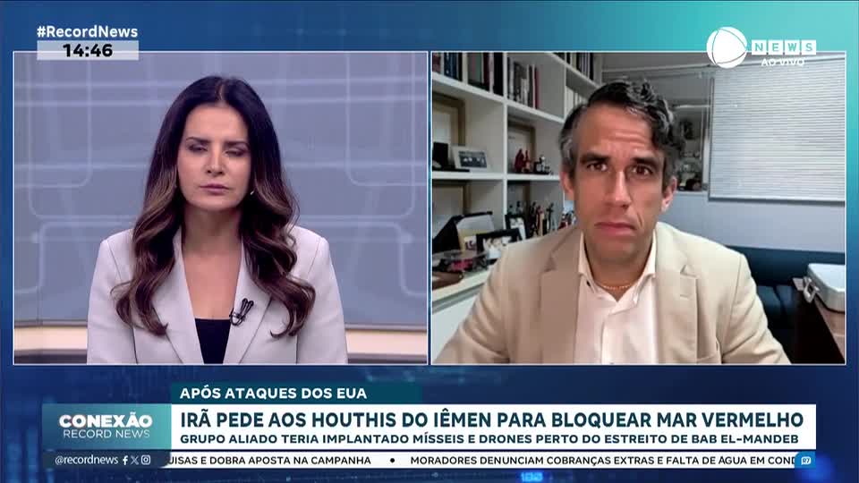 Irã pede aos Houthis do Iêmen para bloquear Mar Vermelho