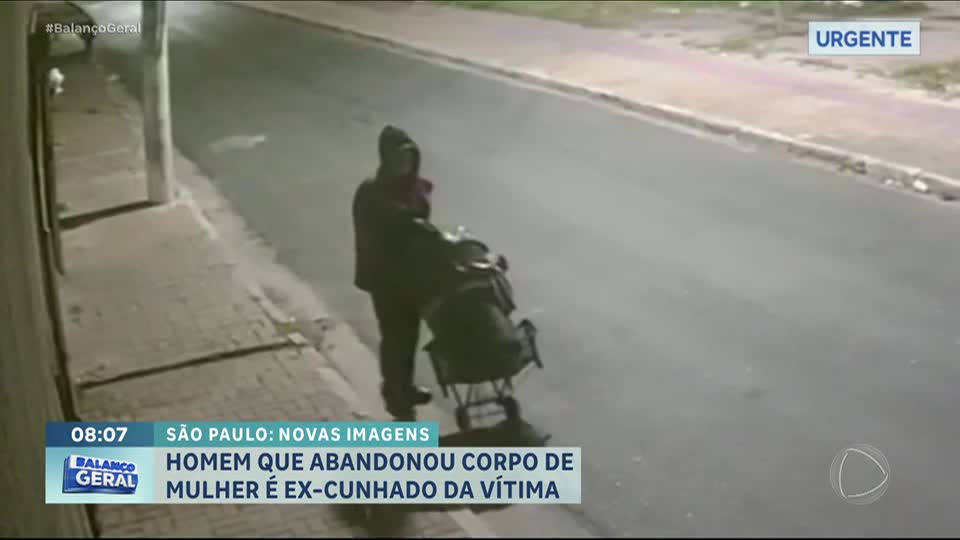 Homem que abandonou corpo de mulher em SP é ex-cunhado da vítima
