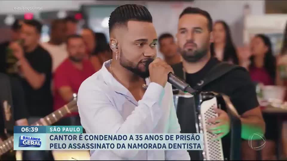 Cantor sertanejo é condenado a 35 anos de prisão por matar a ex-namorada no interior de SP