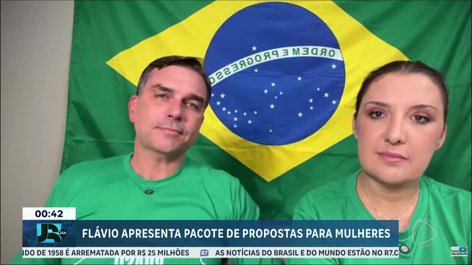 Brasil Por Elas: Flávio Bolsonaro lança plano de governo voltado às mulheres