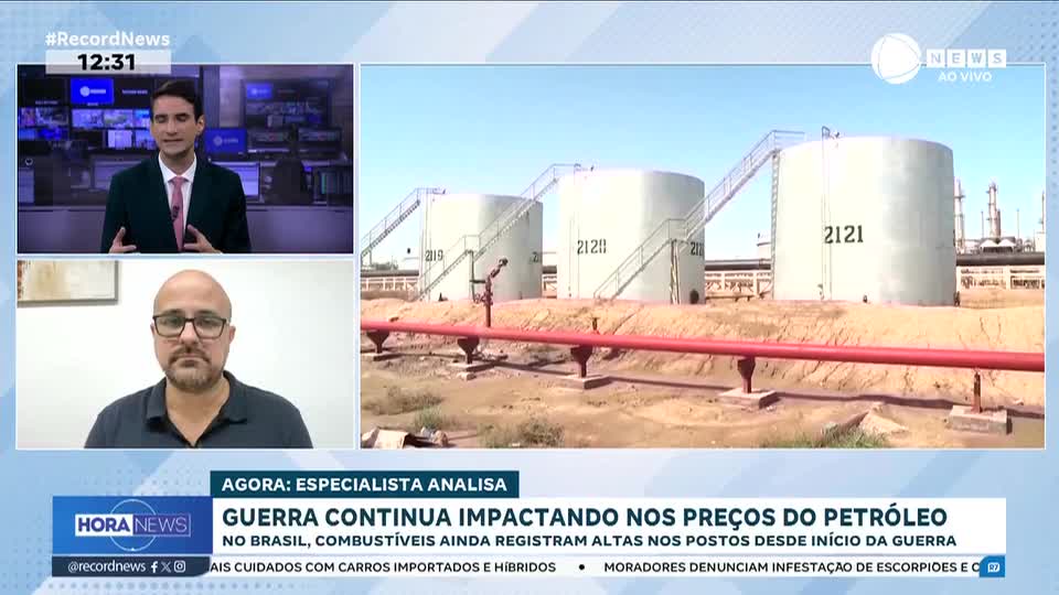 Guerra continua impactando os preços do petróleo