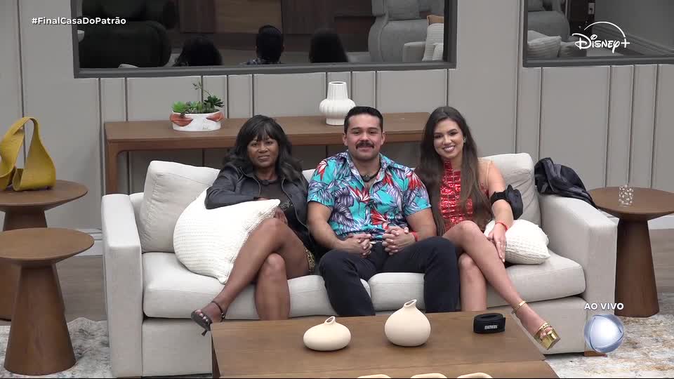 Trio finalista destaca as últimas palavras antes do anúncio do vencedor da Casa do Patrão