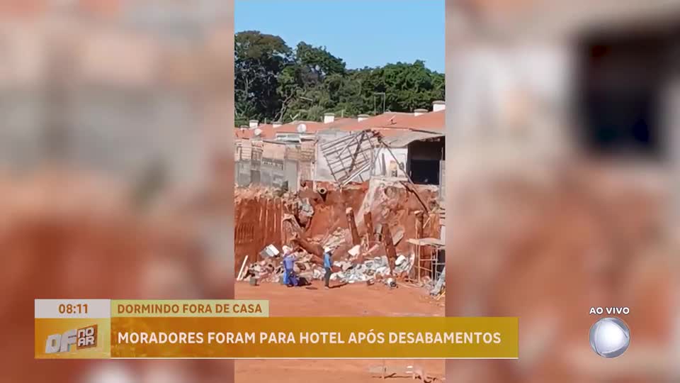 Auxílio por dois meses não será suficiente, dizem moradores após desabamento em Valparaíso (GO)