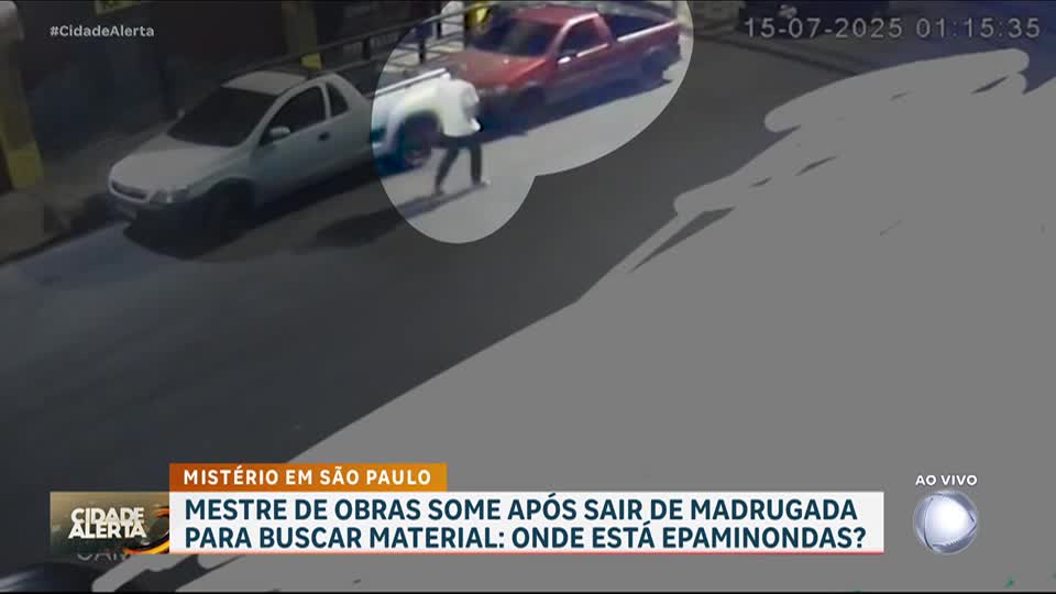 Mestre de obras desaparece após sair com o veículo da empresa em São Paulo