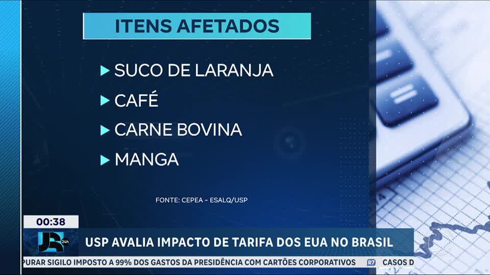 Universidade de São Paulo avalia impacto de tarifa dos EUA no Brasil