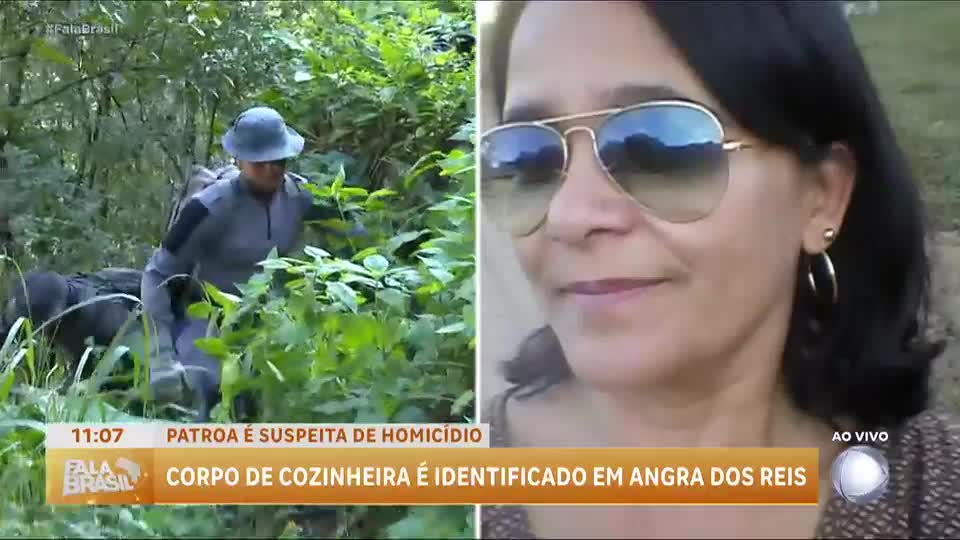 Caso Berenice: Corpo da cozinheira é encontrado em Angras dos Reis (RJ)