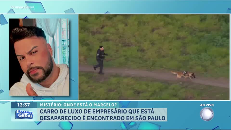 Caso Marcelo: carro de empresário é encontrado em SP
